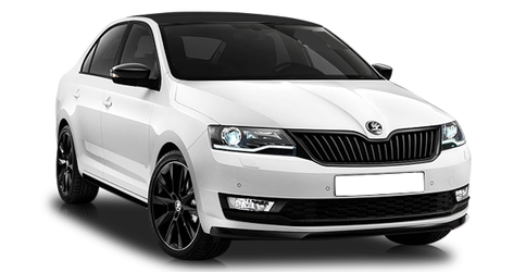 Skoda Rapid 2019 Белый Pure с черной крышей