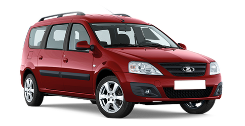 Lada Largus u7 Красный