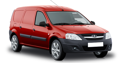 Lada Largus furgon CNG Красный Огненно-Красный
