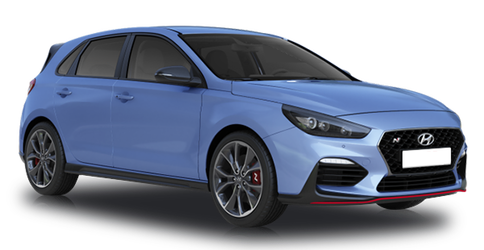 Hyundai I30N Светло-голубой Perfomance Blue