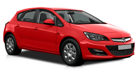 Opel Astra Хэтчбек Красный лак