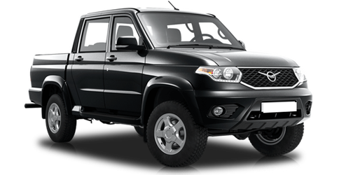 UAZ Обновленный Пикап Черный металлик