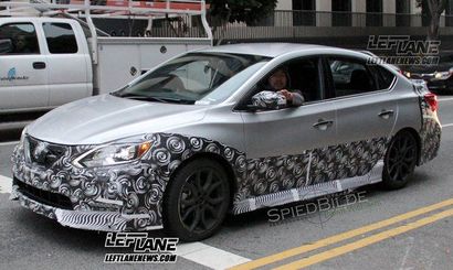 Nissan проводит испытания спортивной версии седана Sentra Nissan проводит испытания спортивной версии седана Sentra